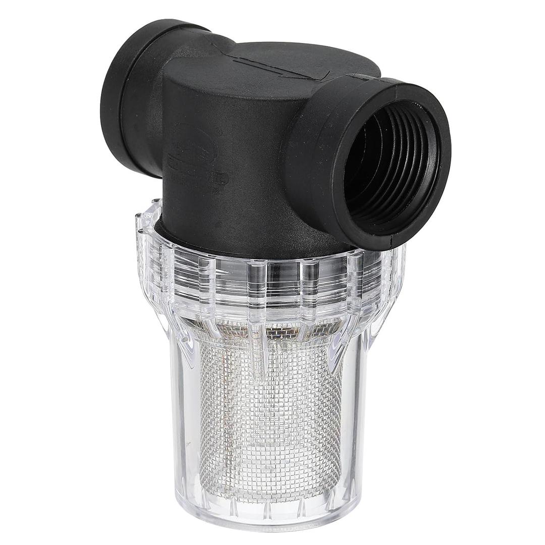 PATIKIL 1 Inch Female in-Line Strainer with 20 Mesh Stainless Steel Filter Screen Water Pump Filter for Garden Irrigation Pressure Washer Inlet
