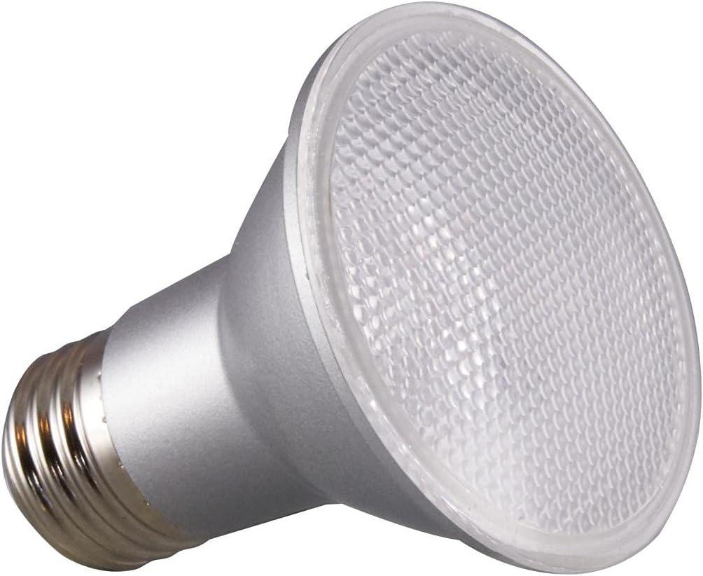 Satco S29405 6.5 Watt 120 Volt; PAR20 Reflector LED Light Bulb; 2700K; 40 deg. Beam Angle; E26 Medium Base (6 Bulbs)
