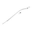 1 pc SHLPDFM Chrome Silver Steel Passenger Side 23" Long Engine Oil Dipstick Compatible with Small Block Chevy SBC 305 350 1980-1985