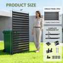 72" H×38" W（1 Panels） Privacy Fence Panels, AC Unit Fence