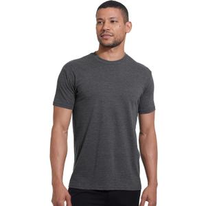 True Classic Mens T-Shirts - Short Sleeve Crew Neck Plain Novelty T Shirt for Men (Medium, Charcoal Heather Gray)