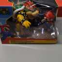 Super Mario World of Nintendo Bowser Vs Mario Diorama Set Includes Mario, Bowser, and Bob-Omb Action Figures