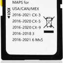 Latest Version Navigation SD Card Fits for Mazda 2014-2018 - 3, 2016-2024 - Mazda 6/CX-3/MX-5, 2016-2020 - CX-5/CX-9 Car GPS Navigation System for USA/Canada/Mexico