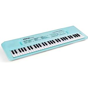Raimy 61 Key Electric Keyboard Piano for Kids with Microphone, Compact