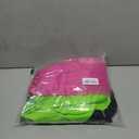 80s Outfit Women Costume Accessories Set T Shirt Shorts Tutu Skirt Neno Party Leg Warmers Headband (Large, Green)