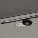 Golf Travel Support Pole,Aluminium Golf Support Rod,Golf Travel Bag Support System to Protect Clubs from Impacts (Black)