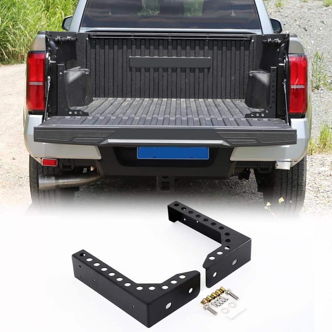 Daeiclru Bed Channel Stiffener Rear Bed Channel Support Bracket Compatible with Toyota Tacoma 2024 2025 2026, Truck Bed Reinforcement No Drilling 4th Gen Tacoma Accessories, 2PCS