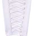 4PCS/Set Wedding Dresses Corset Kit Panel Extender Zipper Replacement Adjustable Corset Back Kit for Prom Dresses (10, White)