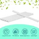 6Pcs 3/4 Inch PVC Pipe 17" Long Sch40 Industrial Pipes for Home DIY, Greenhouse, Garden, Farm, Workshop, Furniture Grade, White (0.75" x 17"L)