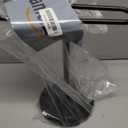 Towel Holder Stand, Stainless Steel Hand Towel Holder Rack for Bathroom Countertop, S-Shape Free Standing Towel Bar Holds 2 Towels for Kitchen Countertop, Black (14 inch)