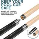 HomeSeason Pool Cue Stick 58" Billiard Cue Sticks Professional Low Deflection Pool Sticks