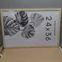 Americanflat 24x36 Poster Frame with Polished Plexiglass - Epic Collection - Gallery Wall Frames with Engineered Wood - Wide Photo Frame for Wall Display - Natural Oak