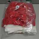 UGASA Christmas Tree Pillow Covers 18x18 Inch Set of 4 Soft Plush Faux Fur Luxury Embroidery Decoration Pillowcases for Couch Sofa Holiday Festivals Winter Xmas Gift, Red & Green