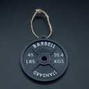 3 x Weight Plate Ornament - 3D Printed (Black) for Christmas