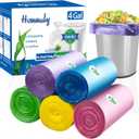4 Gallon Small Garbage Bags 250 Counts,Trash Bag Bin Liners, 12-15 Liters Bin Bags Wastebasket Bags for home office kitchen Trash Can,Bathroom,Bedroom 