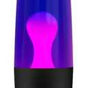 Purple Liquid Motion Lamp for Adults and Kids Magma Motion Lamps with White Wax Flows for Home Christmas Thanksgiving Day Decoration Cool Nightlight Lamp with Black Base