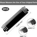 Grill Heat Plates Replacement Parts for Nexgrill, Porcelain Steel Heat Tents for Home Depot Nexgrill 5 Burner Gas Grill, 14.6" Flame Cover Replacement Parts for Nexgrill 720-0888