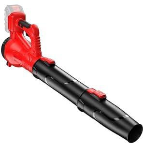 Brushless Leaf Blower for Milwaukee M18 Battery, 6-Speed Adjustable, 600CFM/ 190MPH(Max), Lightweight(2.6LBS) Leaf Blower for Yard, Patio, Garden, Grass(Tool only)