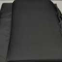 Everlasting Comfort Stadium Seats with Back Support - Adjustable Memory Foam Bleacher Chairs with Back and Cushion, Portable, Easy Folding Stadium Seat Cushion with Storage Pocket (01. Black)