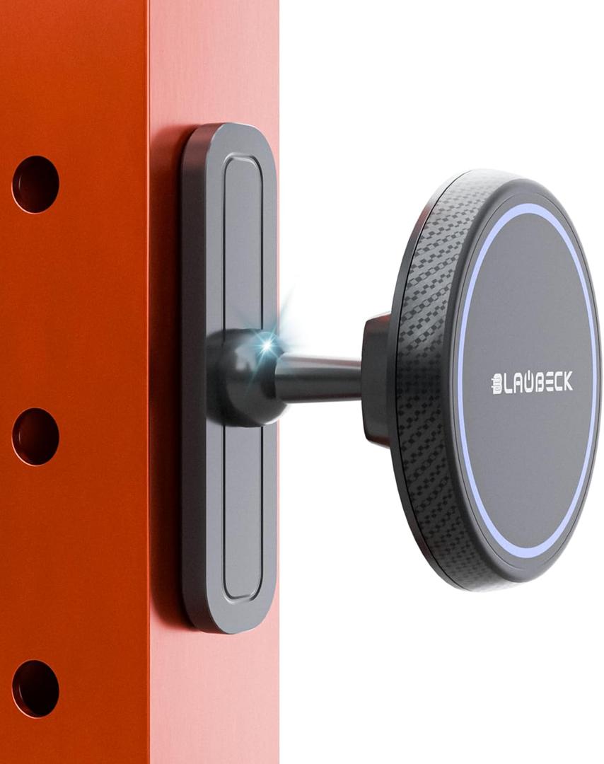 Magnetic Gym Phone Mount for MagSafe Accessories  Dual Magnet Stand for iPhone and Android compatible with MagSafe Phone Stand with Alloy Base  Gym Essentials for Workouts, Recording, Home or Garage Magnetic Gym Phone Mount for MagSafe Accessories  Dual Magnet Stand for iPhone and Android compatible with MagSafe Phone Stand with Alloy Base  Gym Essentials for Workouts, Recording, Home or Garage