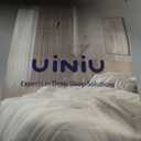 UINIU Minky Dot Weighted Blanket for Adults Twin Size 15 lbs, Soft Cozy Heavy Blanket for Stress Relief and Sleep Promotion, Warm Blanket for Autumn Winter with Glass Beads, Navy Blue 48 x 72 inches