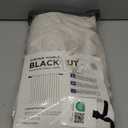 100% Blackout Shield Linen Blackout Curtains for Bedroom 96 Inches Long, Back Tab/Rod Pocket Living Room Drapes, Thermal Insulated Blackout Curtains 2 Panels Set, 50" W x 96" Large, Cream