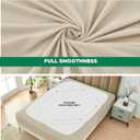 Biscaynebay Decorative Box Spring Cover Queen Size, Light Camel Luxurious Jersey Knitting Stretchy Wrap Around 4 Sides Bed Skirt for Home/Hotels, Easy Fit Wrinkle & Fade Free Machine Washable