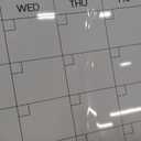 Monthly Calendar Whiteboard Dry Erase Cork Board Combo for Wall, 36" x 24" Magnetic Double-Sided Calendar White Board and Bulletin Board, Portable Board for Office, Kitchen, School, Home