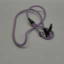Rope Dog Leash, 6 Foot Heavy Duty Dog Leash with Aviation Aluminum Auto Locking Carabiner, Strong Nylon Pet Lead for Small, Medium, Large Dogs (Purple, 6FT)