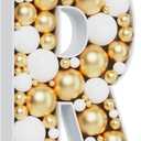 3FT Large Marquee Letters Mosaic Balloon Frame Pre-cut Foam Board Marquee Light Up Letters R for Birthday Party Decorations,Wedding,Baby Shower DIY Party Supplies (Letter R)