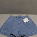 Cicy Bell Womens Baggy High Waisted Jean Shorts Summer Wide Leg Jorts Casual Vintage Denim Shorts, M