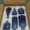 12Pcs Blue Glass Bud Vases Set, Small Vases for Flowers, Perfect for Centerpieces at Parties, Baby Showers, Weddings, Events, Graduation Season, Great Gifts for Office & Home Dcor