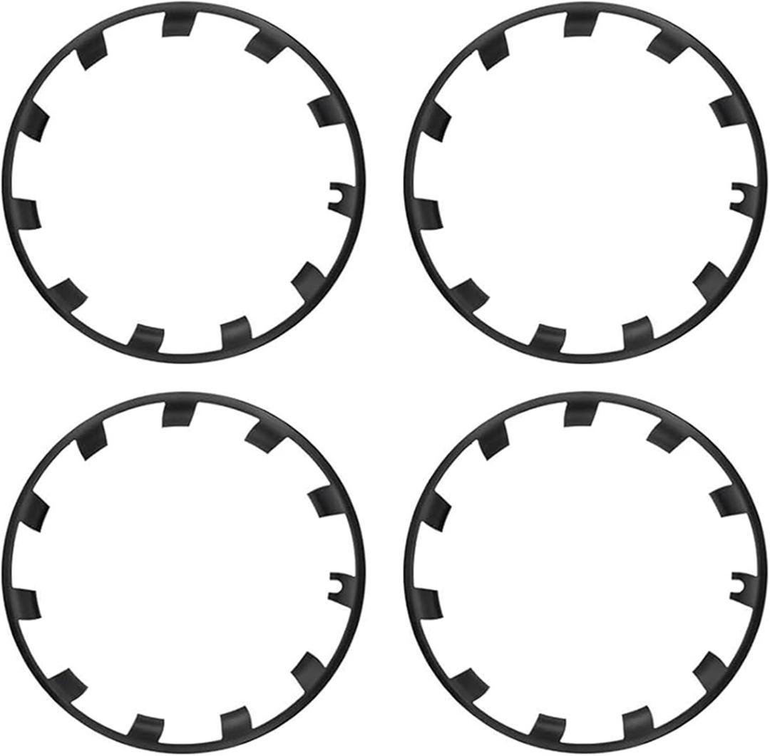 for Tesla Model Y 21 Inch Wheel Rim Protector Hubcaps Uberturbine Wheels Rim Cover Tire Trim Rings Matte Black 4Pcs Model Y Accessories