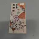 OOK Compatible with Samsung Galaxy S23 Ultra Case with Wrist Strap, White Flower Florals TPU Shockproof Protection Slim Silicone Flowers Cover with Camera Lens Protection for Women Girls, for 6.8inch