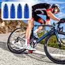 4PCS Car Tire Valve Stem Caps, Bullet Style Dustproof Vehicle Air Cover, Aluminum Alloy Waterproof Automotive Valve Dust Caps Accessories, Universal for Trucks, Bikes, Motorcycles (Blue)