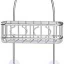 Simple Houseware Stainless Steel Bathroom Hanging Shower Head Caddy Organizer (22 x 10.2 x 4.2 inches)
