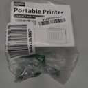 Rotema Label Maker Machine with Tape  Bluetooth Thermal Label Printer, Label Maker Machine,Mini Sticker Maker for Home, Office, School & Small Business, Includes 2 Rolls of Label Paper (mint green)