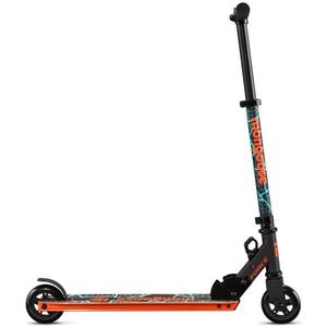Mongoose Force 100 Folding Scooter, for Kids Age 5+, Orange and Black