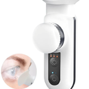 Heated USB Nano Eye Moisturizer & Soother - Portable Drops Steamer for Dry Eye, Rechargeable Electric Mist Sprayer With Warm Compress for Stye Relief, Home & Travel, Off White