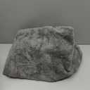 Dog Crate Bed Waterproof Deluxe Plush Dog Beds with Removable Washable Cover Anti-Slip Bottom Pet Sleeping Mattress for Large, Medium, Jumbo, Small Dogs, 35 x 22 inch, Gray (Grey)