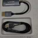 HDMI to USB C Adapter (4K@60Hz) Portable Monitor, AR Glasses XREAL OneAir 2 Pro/VITURE Pro/RayNeo Air 2s/Rokid, HDMI Male(Source) to USB C Female(Display) Laptop,Switch,ROG Ally,Steam Deck,PS4/5,Xbox