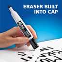 Expo Magnetic Dry Erase Markers with Eraser Fine Tip Assorted 8 Count