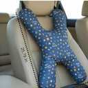 X Shape Travel Pillow  Neck & Head Support Cushion for Airplane, Car, Train & Office  Comfortable Travel Neck Pillow for Sleeping  Compact Portable Neck Pillow for Adults & Kids