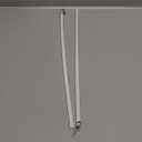 Cabilock 2pcs Transparent Acrylic Drapery Wand for Easy Curtain Opening and Closing Blind Rod Handle Versatile Replacement Parts for Blinds and Drapes, 17 inch