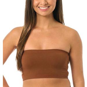 Womens Bandeau Tube Top – Seamless Strapless Bra Top Soft Stretch Comfortable Layering Crop Top XXL