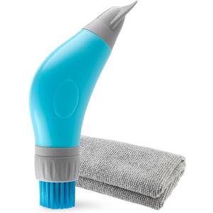 Mitclear Football Boot Cleaner Brush, Footwear Shoes Care Outdoor Cleaning Kit with Bristle & Scraper, Clean Mud & Dirt for Football Rugby Boots, Hiking Walking Running Shoes, Golf Shoes & Wellies