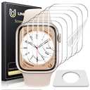 UniqueMe 4 Pack for Apple Watch Screen Protector 40mm, Apple Watch SE 3/SE 2/SE Series 6/5/4 Screen Protector [Upgrade Flexible Film] Anti-Scratch [Non-Bubbles] Soft HD TPU Clear Film for iWatch 40mm