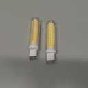 Lxcom Lighting G9 LED Corn Bulb Dimmable 2 Pack 15W LED Bulb 120 Watt Equivalent Bulb 136 LEDs Warm White 3000K G9 Bi-Pin Base 1500LM for Home Lighting