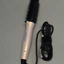 Infrared Thermal Brush 1.65, 100M Negative Ions 2-in-1 Curling & Straightening Round Brush, 6 Heat Settings, Dual Voltage Styler, Lightweight & Quiet, Auto Shut-Off, Elegant Gift Box for Women Pink