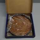 Farmhouse Oak 9" Lazy Susan Turntable Organizer for Cabinet, Round Wooden Lazy Susan Organization and Storage for Dining Table, Pantry, Kitchen, Countertop, Cupboard, Home Decor, Walnut Wood